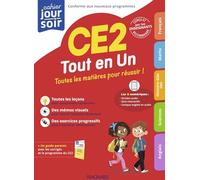 Cahier du jour/cahier du soir CE2 tout en un: + Guide parents