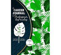 Cahier Journal Professeur des Ecoles Zone C: Outil 4 en 1 Cahier de Bord Enseignant, Cahier Journal Maitresse et Maitre d'Ecole et Agenda Prof