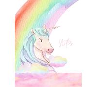 Cahier Licorne 8.5 x 11 - Carnet Magique 200 Pages : 100 Checklists + 100 Pages Lignées | Notebook Licorne Kawaii pour Organisation & Écriture: Un ... rêver au quotidien | Couverture Souple Pastel