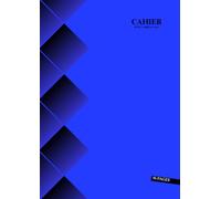Cahier Petit Carreaux A4: Bleu - 96 Pages - Grand Format - 21 x 29.7 Cm - Sans Spirale - Couverture Souple - 48 Feuilles Sans Marge - Idee Cadeau Pour Enfant & Adulte.