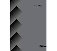 Cahier Petit Carreaux A4: Gris - 96 Pages - Grand Format - 21 x 29.7 Cm - Sans Spirale - Couverture Souple - 48 Feuilles Sans Marge - Idee Cadeau Pour Enfant & Adulte.