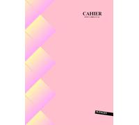 Cahier Petit Carreaux A4: Rose - 96 Pages - Grand Format - 21 x 29.7 Cm - Sans Spirale - Couverture Souple - 48 Feuilles Sans Marge - Idee Cadeau Pour Enfant & Adulte.