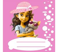 Cahier pour enfant, 3 lignes / 66 pages. Format 8,5 x 8,5 pouces.: Pour apprendre à écrire des lettres et des chiffres