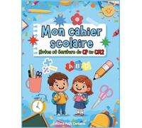 Cahier scolaire CP au CM2: Carnet ligné pratique pour élèves du primaire | Cahier d’écriture et de notes, idéal pour apprendre et progresser à l’école et à la maison