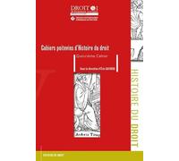 Cahiers Poitevins d'Histoire du droit: Quinzième cahier: 141