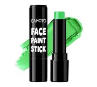 CAHOTO Pittura per viso e corpo, colore verde lime, a base di olio, per | Bastoncino per trucco impermeabile, copertura completa, vegano, per Halloween, San Patrizio, Natale, cosplay, palcoscenico