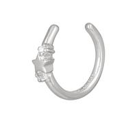 cai Single Ear Cuff Argento Sterling 925 Rodiato Stella Zirconi Galassia