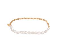 cai women bracciale elasticizzato argento sterling 925 placcato oro giallo pe...