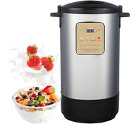 Caibendss Macchina per la fermentazione Intelligente in Acciaio Inossidabile da 12l/18l,Macchina per la fermentazione dello Yogurt elettrica con Controllo del Tempo e della Temperatura 18L