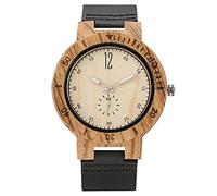CAIDAI&YL Orologio al quarzo in legno per mio padre Orologi in legno con incisione personalizzata Orologi da polso speciali con amore, con scatola per orologi