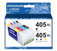 CAIDI 405xl Cartuccia d'inchiostro ricaricabile con chip di ripristino automatico per epson WF-4820 WF-4825 WF-4830 WF-7840 WF-7830 WF-7835 WF-7310