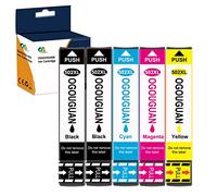Caidi 502 XL Compatibile con Epson 502 502XL Cartucce d'inchiostro, per Expression Home XP-5100 XP-5105 XP-5150 XP-5155, Workforce WF-2860 WF-2865 WF-2880 WF-2885 / dwf