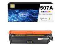 CAIDI 507X 507A Cartuccia toner compatibile in sostituzione di HP 507X 507A CE400A Laserjet Enterprise 500 Color M551dn M551n M551xh MFP M575dn M575F M570dn 570dw 575c (Yellow