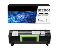 CAIDI B232000 (3000 pagine) Cartuccia toner compatibile per Lexmark B232000 B2320A0 compatibile per Lexmark B2338 B2338dw B2442 B2442dw B2546 B2546dw B2650 B2650 50 DN 2650dw MB2338 MB2338adw MB2442
