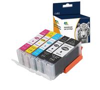 Caidi - Cartucce di inchiostro compatibili con Canon PGI-550 / CLI-551 Pixma IP-7200 IP-7250 IX-6850 MG-5450 MG-5500 MG-5550 MG-5600 MG-5650 MG-5655 MG-6450 MG-6650 MX-720 MX-725 MX-920 MX-925