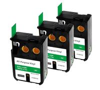 CAIDI Compatibile per Dymo XTL 1868782 Nastro in Vinile per Dymo XTL 300 XTL 500 19 mm x 7 m Lettere bianche su sfondo verde, Compatibile per Dymo XTL Cassette All-Purpose Vinyl Label