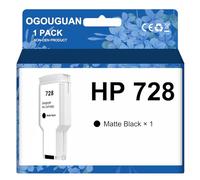 Caidi F9J65A Cartuccia d'inchiostro compatibile HP 728 300ml per plotter di grandi dimensioni HP DesignJet T730 e T830 e testina di stampa HP 729 DesignJet (nero)