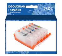 CAIDI PGI-550 CLI-551 Cartuccia vuota con chip per Canon PIXMA iP-7250 iP-8750 iX-6850 MG-5450 MG-5550 MG-5650 MG-5655 MG-6350 MG-6450 MG-650 MG-650 MG-7150 MG-6150 MX-725 MX- 925 (5)