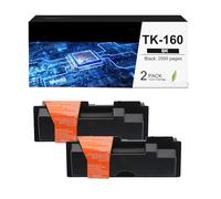 CAIDI Toner 2500 pagine compatibile per Kyocera TK-160 cartucce compatibili per FS-1120D/FS-1120DN/ECOSYS P2035d (2 confezioni)