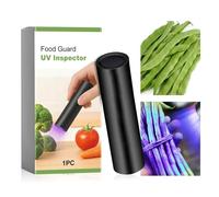 caiduos Torcia UV per | Dispositivo di sorveglianza per la sicurezza alimentare - Ispettore UV per alimenti | Per carne, genitori, cuochi domestici, viaggiatori, cucine 'hotel, picnic,