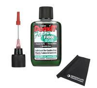 Caig DeoxIT F100L-L25C Faderlube Detergente per contatto in plastica + panno in microfibra Keepdrum