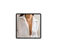 Caiguoer Collana punk con perline rotonde, collana girocollo con perline, accessorio per donne e ragazze (B)