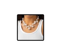 Caiguoer Punk Collana Regolabile Esagerato Rotondo Bead Choker Collana Accessori per Donne e Ragazze (B)