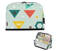 Caihoyu Astuccio per matite Grande Capacità Penna Bag Semplice Organizzatore di Immagazzinaggio per Adulti Forniture Scuole Superiore Simmetrico Pet