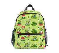 Caihoyu Borsa a tracolla per bambini di età compresa tra 3 e 8 anni, multi tasca S Cottagecore Cute Frog