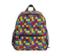 Caihoyu Borsa a tracolla per bambini di età compresa tra 3 e 8 anni, multi tasca S Puzzle Piecing
