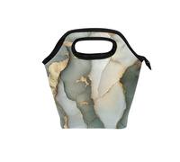 Caihoyu Borsa termica per il pranzo da donna, con manico curvo, a prova di perdite, con lato morbido, per lavoro, scuola