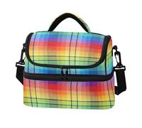 Caihoyu Boxex - Borsa termica per il pranzo, a doppio strato, riutilizzabile, con forte supporto per la spesa