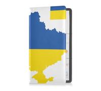 Caihoyu Custodia a portafoglio in pelle PU per auto e assicurazione per uomo e donna, organizer per autista, proprietari, rimorchio, moto, barca, bandiera ucraina, Multi, 1 size