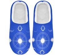 Caihoyu Pantofole fuzzy calde isolate stregoneria celeste stregoneria | Quick Outdoor Errands per uomini, donne, adulti, caldo inverno