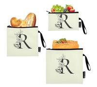 Caihoyu R 3 pezzi riutilizzabile viaggio snack borse multiuso emergenza cibo borsa per donne ragazze viaggio