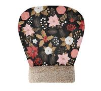 Caihoyu Sacca natalizia per gatti, coccole e animali domestici, per la stagione fredda, in peluche, semicircolare