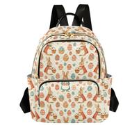 Caihoyu Zainetto Donna Due Taglie Easte Rabbit Cottagecore S, Cottagecore Coniglio d'Easte, Medium, Casual