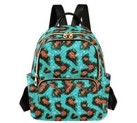 Caihoyu Zainetto Stampato Multi Pocket Light Leopard S, Leopardo chiaro, Medium, Casual | Leggero per tutti i giorni all'aperto per donne signore