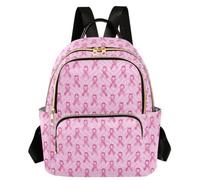 Caihoyu Zaino Multi Pocket Blush Cancro al seno S, Blush Tumori al seno, Medium, Casual