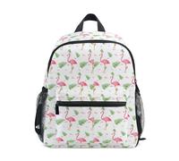 Caihoyu Zaino scolastico per bambini ragazzi ragazze zaino sportivo impermeabile con fascia toracica fenicottero salto carino, fenicottero speranza carino, piccolo, Fenicottero Hope Sweet, S