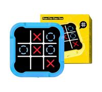 CAIJ Macchina da gioco elettronica Tic Tac Toe, 3 in 1 puzzle macchina da gioco, elettronico digitale Tic Tac Toe gioco BKDE-HZQ-JZQ-0429-blu