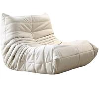 Caikbms Poltrona Sacco, Divano Sacco Adulti con Schiuma Altamente Elastica, Memory Foam E Base Antiscivolo, Adatta per Soggiorno Camera Letto Ufficio C,Single