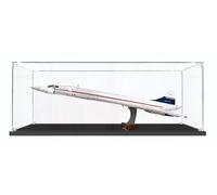 Caikbms Scatola Modello Acrilico Compatibile con Il Modello di Aeroplano Lego 10318 Concorde, Vetrina Trasparente Antipolvere (Modello Non Incluso) B,3mm