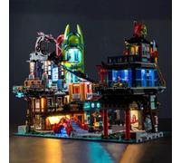 Caikbms Set Luci per Le-Go 71799 City Bazaar, Kit Luci LED Compatibile con Le-Go 71799 (Blocco Modello Non Incluso) A