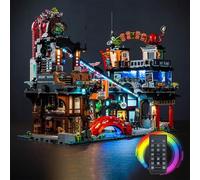 Caikbms Set Luci per Le-Go 71799 City Bazaar, Kit Luci LED Compatibile con Le-Go 71799 (Blocco Modello Non Incluso) B