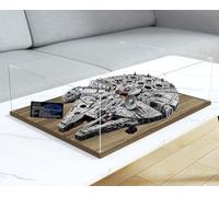 Caikbms Vetrina Acrilico Compatibile con Le-Go 75192 Millennium Falcon, Antipolvere Trasparente Espositore (Solo Vetrina) A,3mm