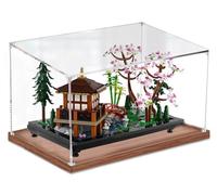 Caikbms Vetrina Acrilico Compatibile con Mattoncini Lego 10315 Giardino Zen, Scatola Modello Acrilico Copertura Antipolvere Trasparente (Senza Modello) C,2mm