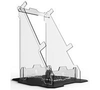 Caikbms Vetrina Acrilico Compatibile con Modello Le-Go 75192 Millennium Falcon, Contenitore per Polvere Trasparente con Sfondo (Solo Vetrina) B