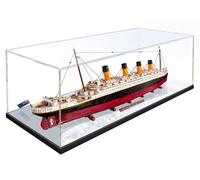 Caikbms Vetrina Acrilico Compatibile con Modello Lego 10294 Titanic, Scatola Trasparente Antipolvere (Solo Scatola Visualizzazione) A,2mm