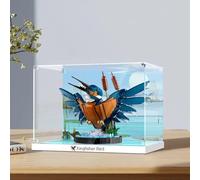 Caikbms Vetrina Compatibile con Le-Go 10331 Martin Pescatore, Scatola Espositiva Acrilico per Set Modelli Mattoncini Costruzione (Modello Non Incluso) C,3mm